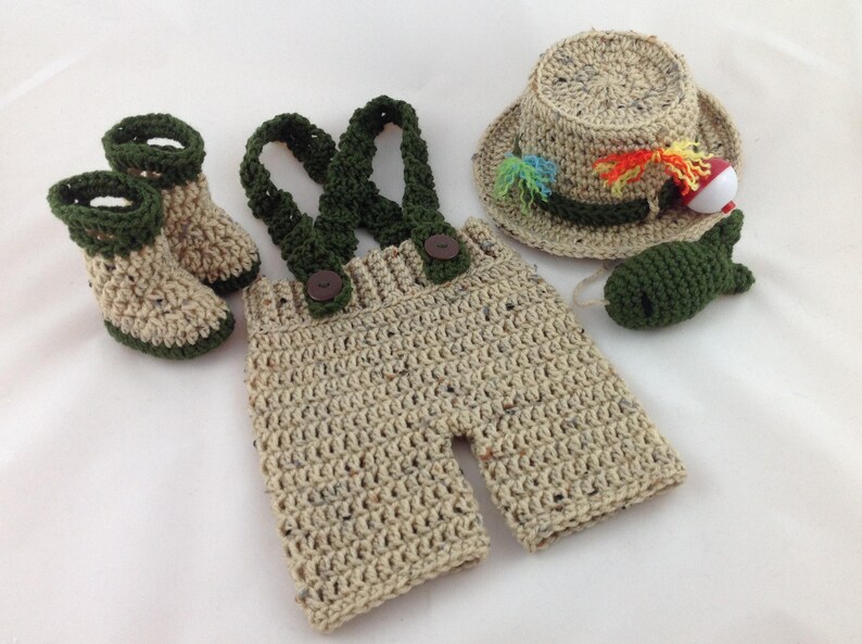 Newborn Fishing Outfit Baby Fishing Clothes Baby Fishing Etsy