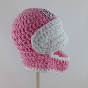 Motocross Baby Helmet - Dirt Bike Baby Hat - MX Helmet - Dirt Bike Gear - Pink Motocross Hat - Baby Shower Gift - Dirt Bike Rider Gear