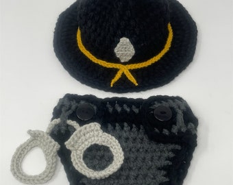 State Trooper Baby Outfit Police Officer Baby Deputy Sheriff Baby Police Outfit Park Ranger Baby Police