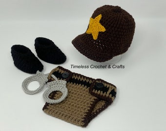 Sheriff Baby - Sheriff Baby Outfit - Baby Sheriff Costume - Baby Deputy Outfits - Sheriff Baby Girl - Deputy Baby - Deputy Sheriff