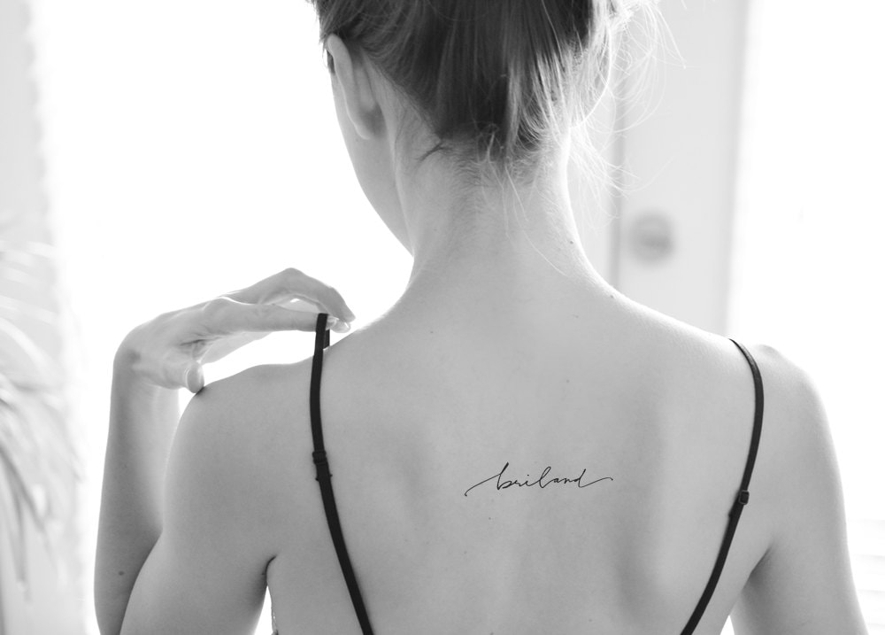 How to Wear a Cursive Writing Tattoo  Certified Tattoo Studios