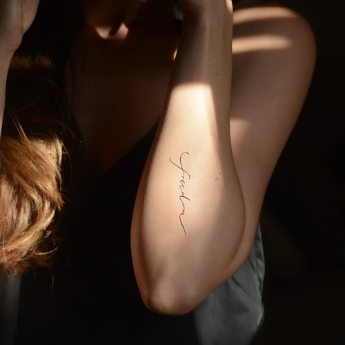 Surrender Tattoo Design Fine Line Custom Tattoo Design Etsy