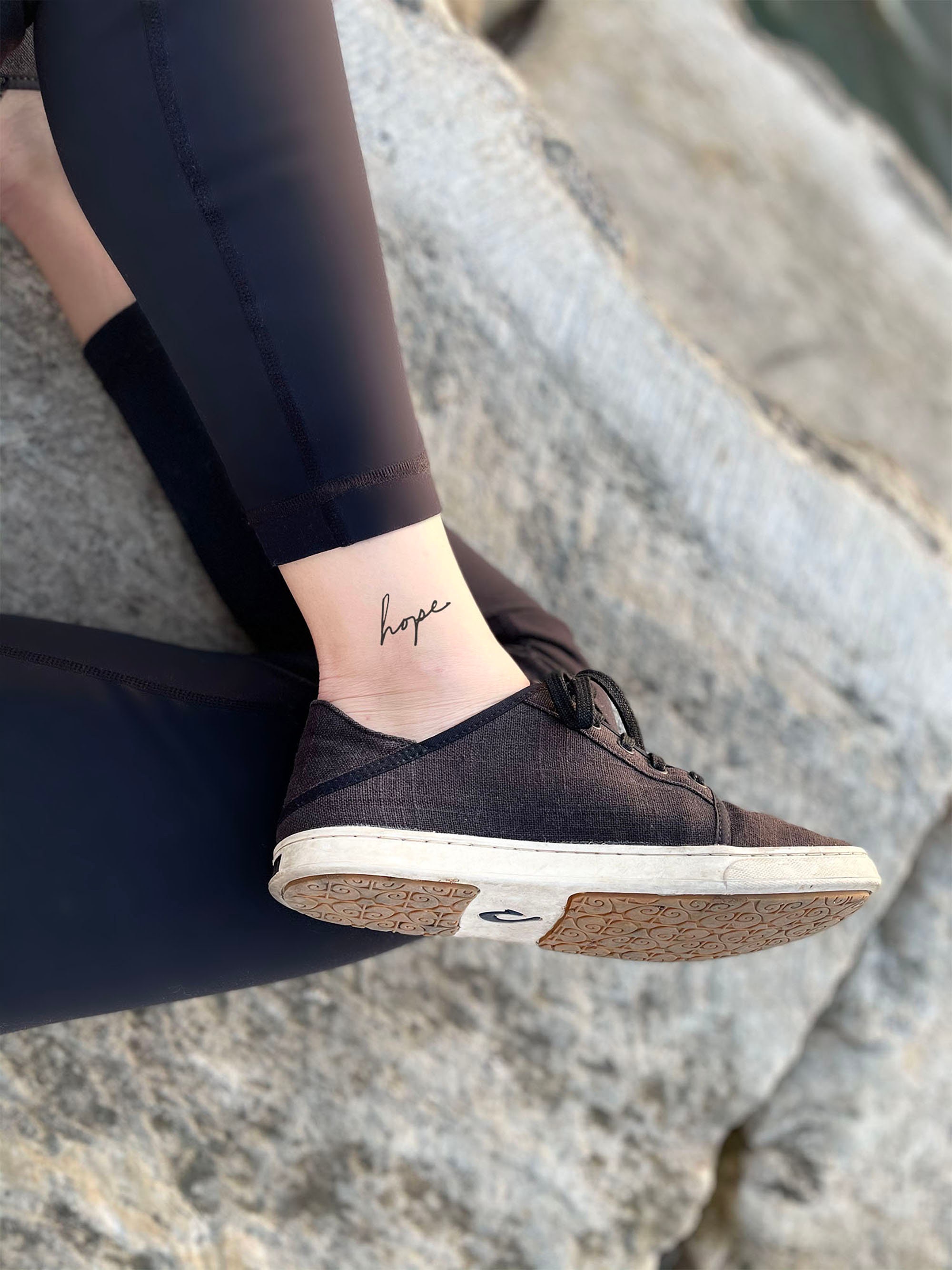 Share 170+ ankle tattoo writing best