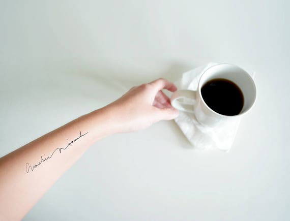 Name Tattoo Thin Tattoo Design Custom Tattoo Design By Etsy