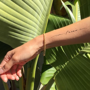 Elegant Wedding Script Tattoo - Custom Modern Tattoo Design