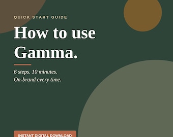 Guida rapida per Gamma