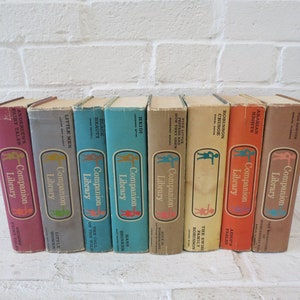 Vintage Companion Library Books // Children&#39;s Books Collection, Classic Novels, Little Women Hucklberry Finn