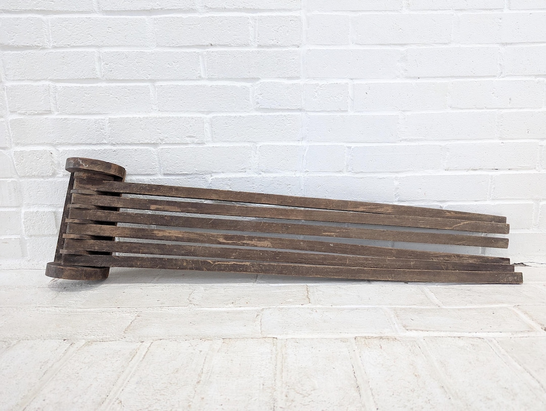 Antique Drying Rack // Clothes Dryer Wooden Wall-mount Rack, Rustic ...
