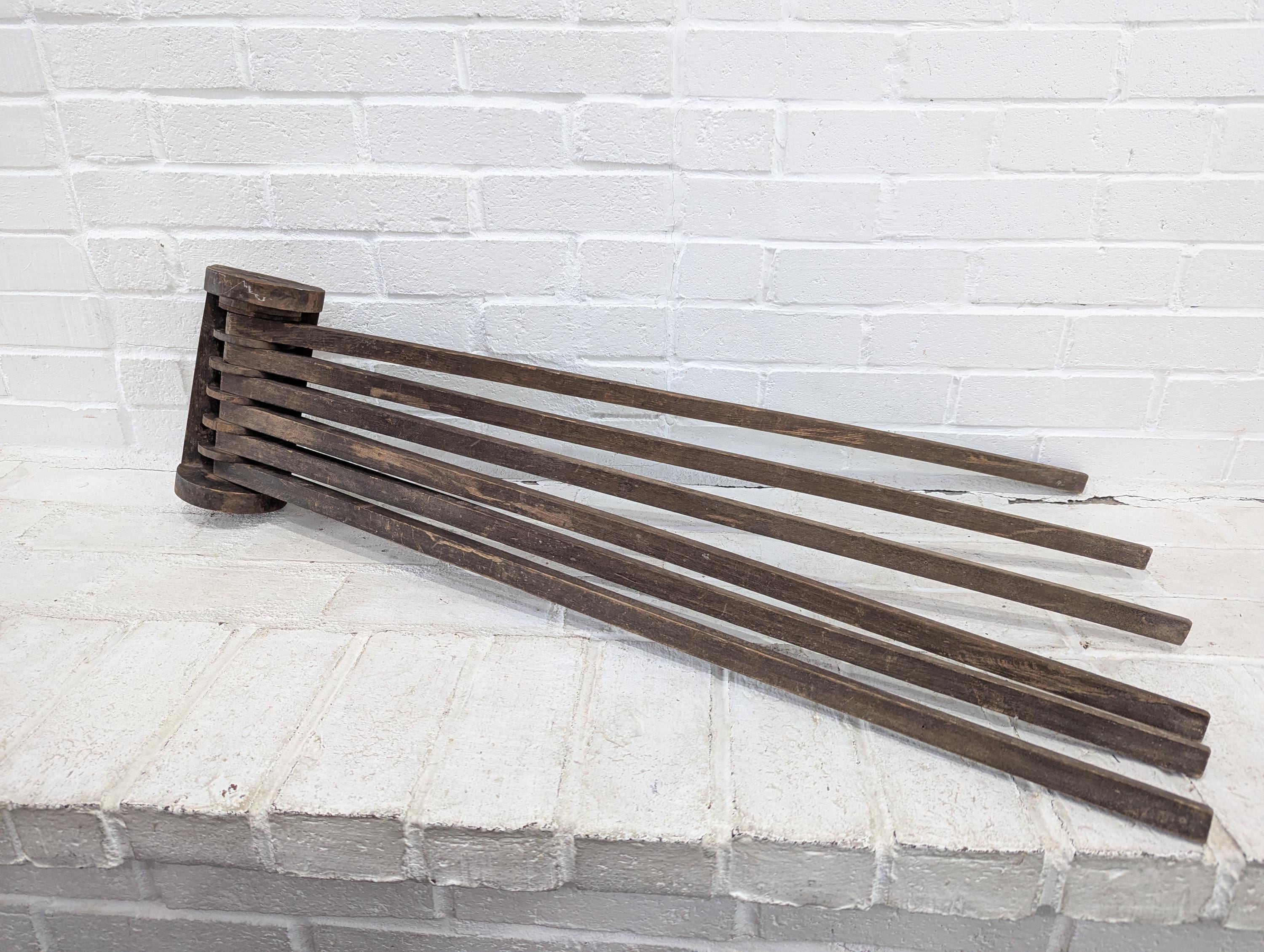Antique Drying Rack // Clothes Dryer Wooden Wall-mount Rack, Rustic ...