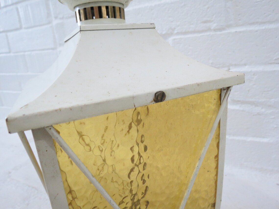 Vintage Lampe Post Shade / Outdoor Beleuchtung Schirm | Etsy