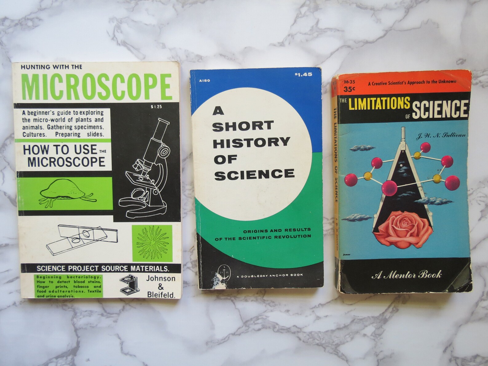 Vintage Science Books // Lot of Three Paperback Science Etsy