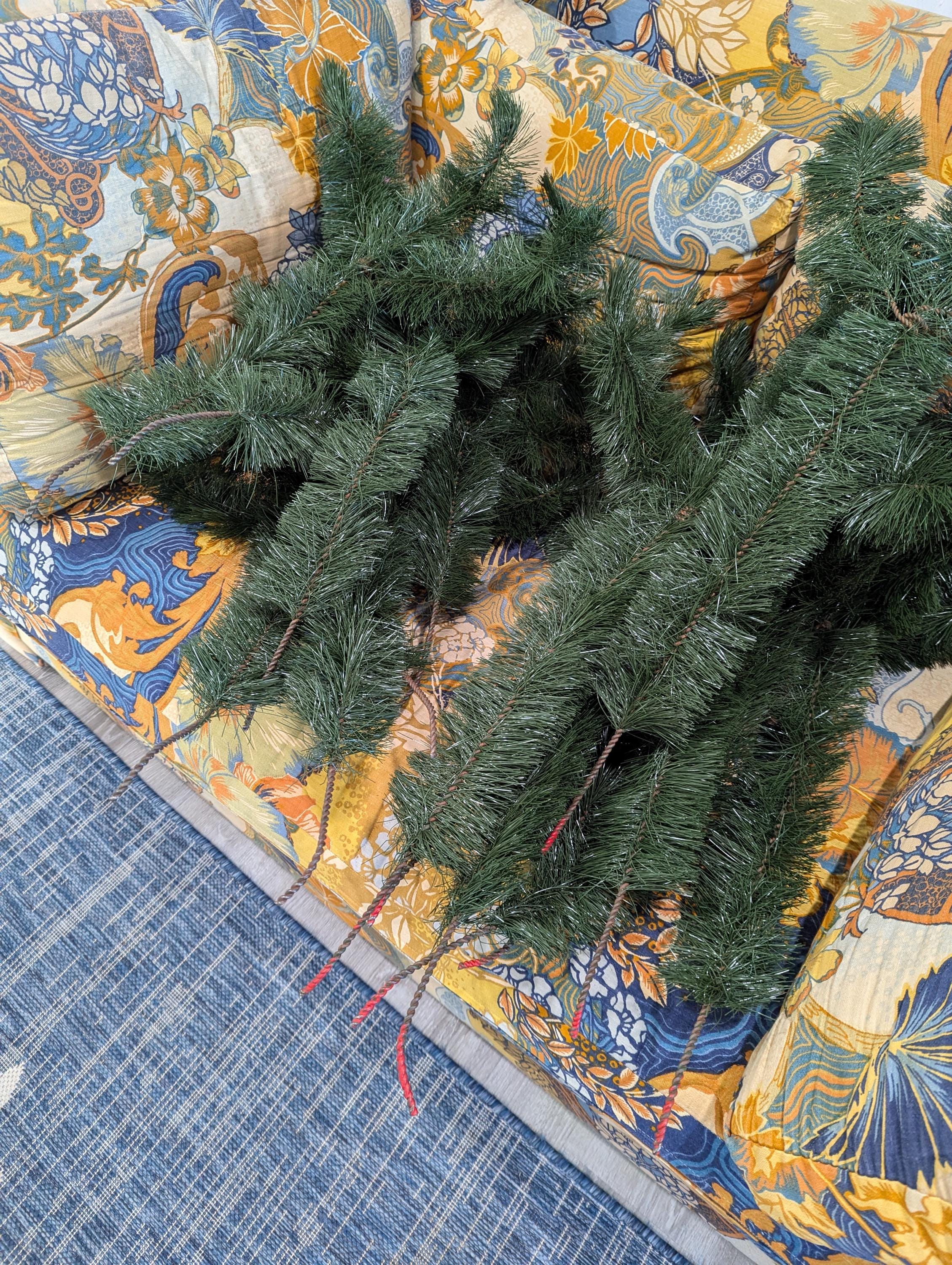 Vintage 6ft Christmas Tree // Antique Artificial Green Tree