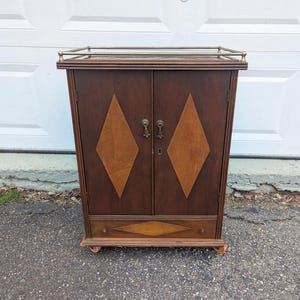 Antique Wine Bar Cabinet - Etsy