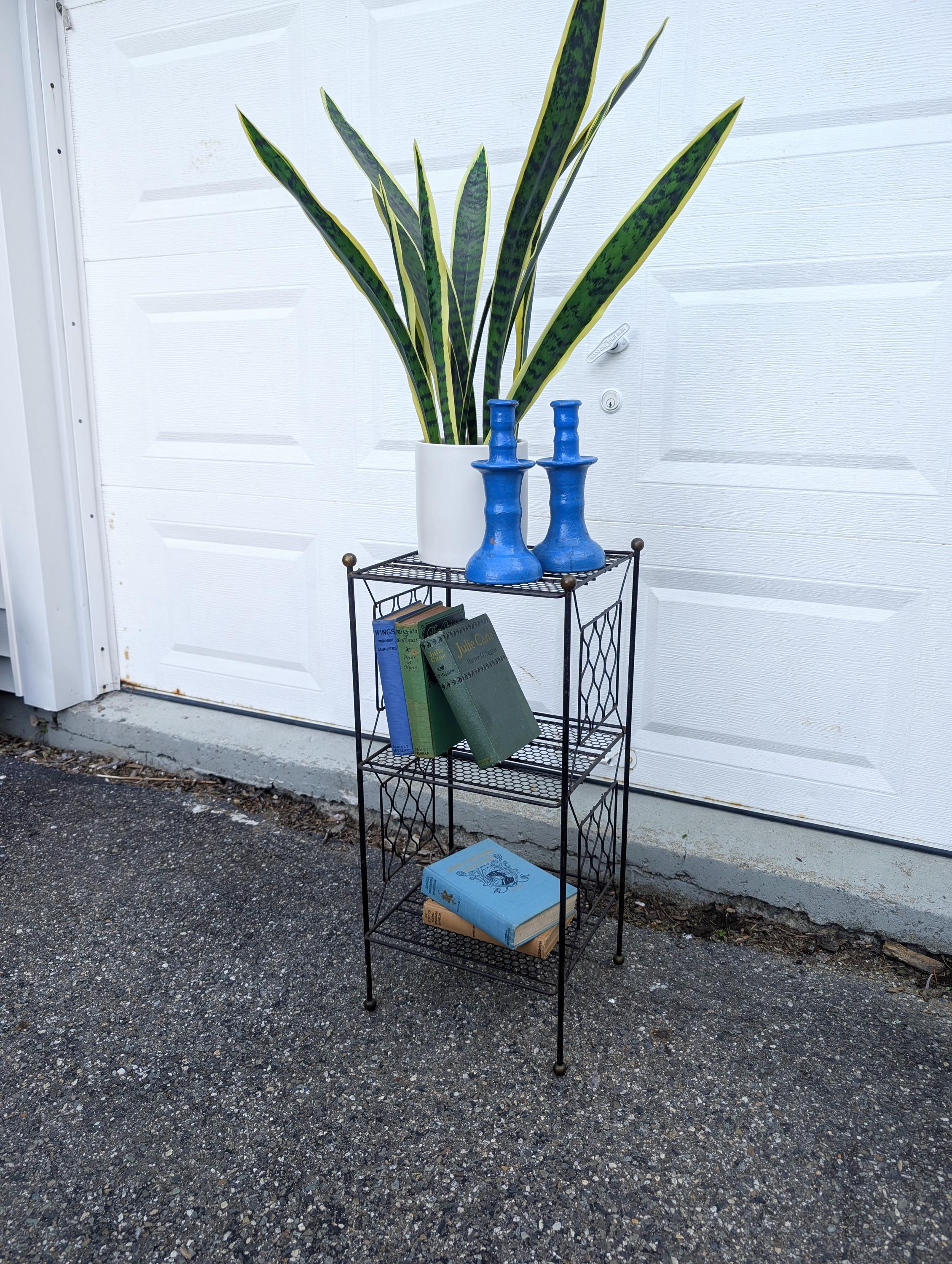 Mid Century Wire Shelf - Etsy