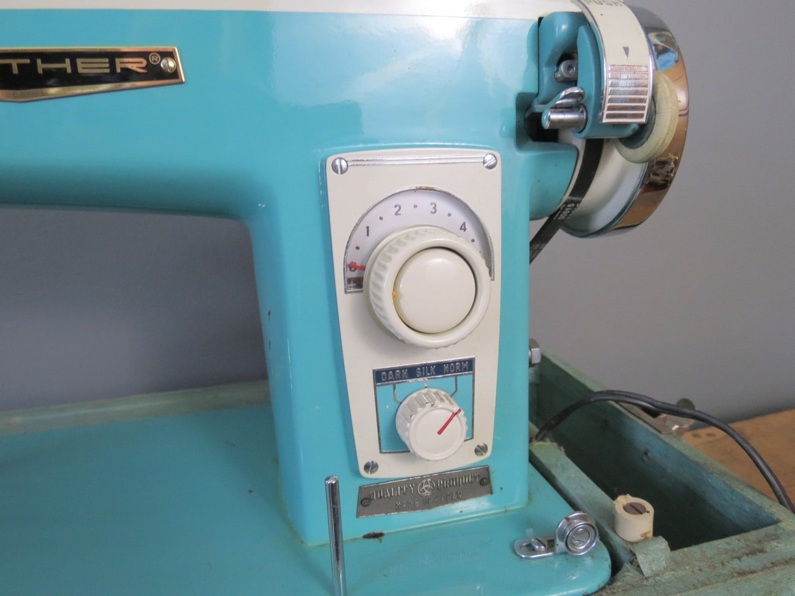Vintage Brother Sewing Machine Model 80 Surrey // Mid Century Etsy