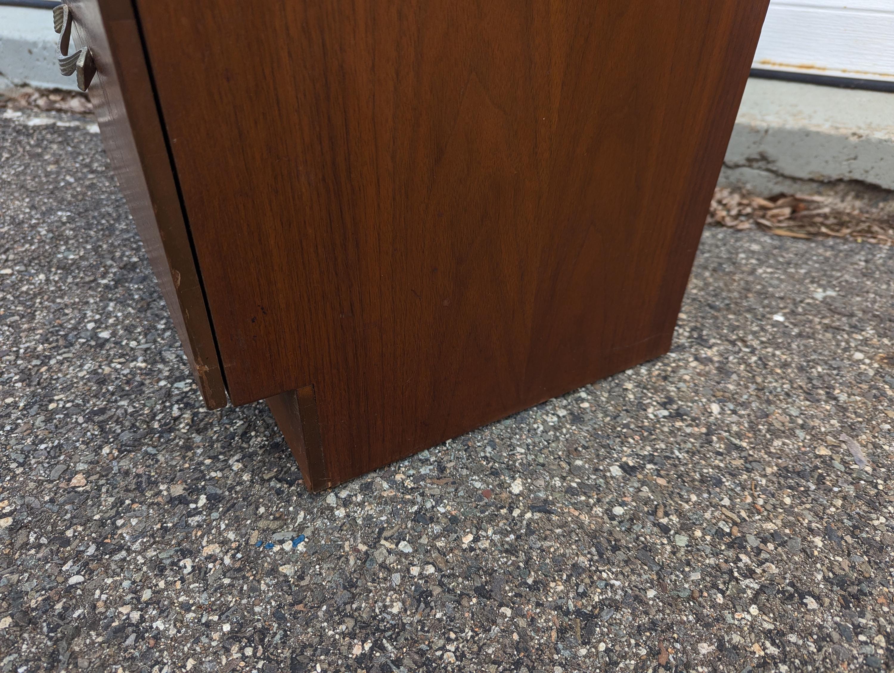 Mid Century Wooden End Table // Vintage Side Table Nightstand, One ...