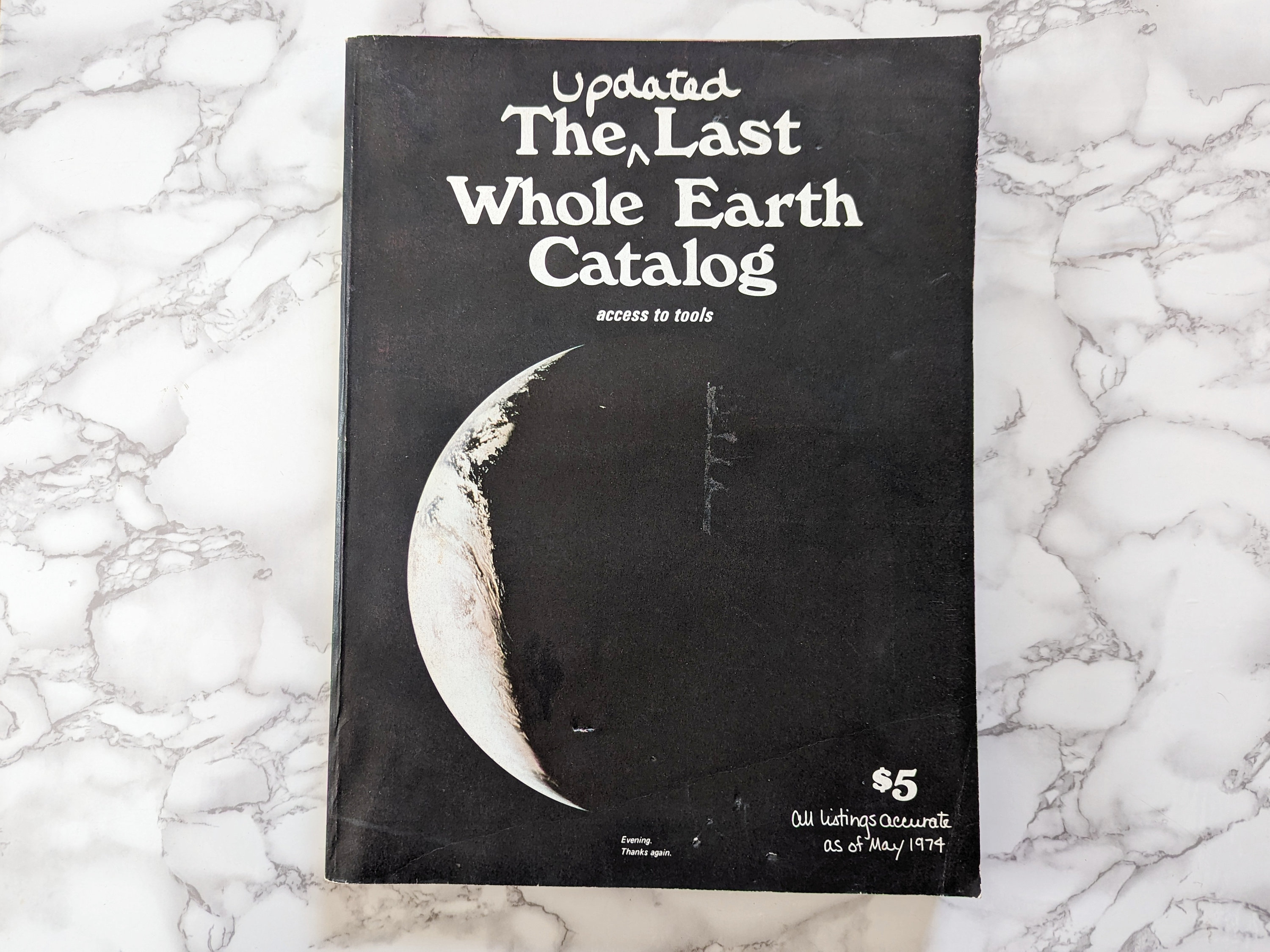 The Updated Last Whole Earth Catalog // Vintage 1974 The Updated Last Whole Earth Catalog // Vintage 1974
