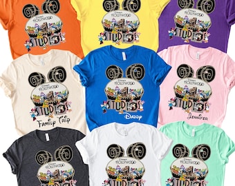 Custom Disney Hollywood Studios Family Shirts, Disney Hollywood Studios 2026 Trip Tees, Disney Vacation 2026 Shirts, Tower of Terror Tank