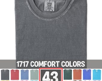 Comfort Colors 1717 Mockup Bundle | C1717 Folded Tshirt Mock Up | Flat Lay Mock-up Bundle | Shirt Muti Color Pack | Real Photo T-Shirt Mocks