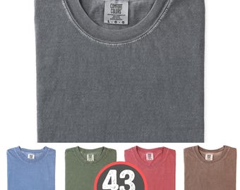 Comfort Colors 1717 Mockup Bundle | C1717 Folded Tshirt Mock Up | Flat Lay Mock-up Bundle | Shirt Muti Color Pack | Real Photo T-Shirt Mocks