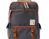 Back to school backpack (Charcoal gray)