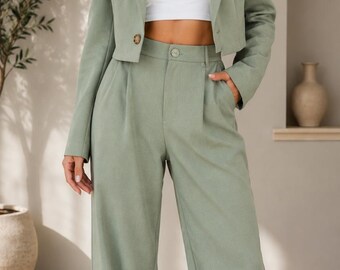 Sewing Pattern for Women, Pants Pattern, Blazer Pattern, Trouser Pattern, Sewing Patterns, Women Pants Pattern PDF, High Waist Pants
