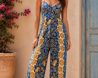 Jumpsuit Sewing Pattern, Dungaree Pattern, Womens Jumpsuit Pattern, Sewing Patterns PDF Patterns, XSS-XXXL, Beginner Sewing Pattern
