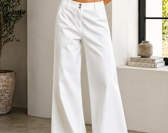 Schnittmuster für Schlaghosen, XS-XXXL, Schnittmuster, Hosen-Schnittmuster, Schnittmuster für weite Hosen, Damen-Hosen-Schnittmuster