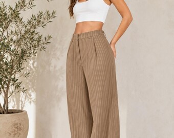 Wide Leg Pants Sewing Pattern, Women Pants Pattern, Sewing Patterns, Trousers Pattern, Women Sewing Patterns, Palazzo Pants Pattern