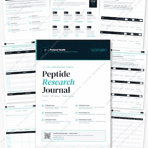 Peptide Tracker Reconstituting - Etsy