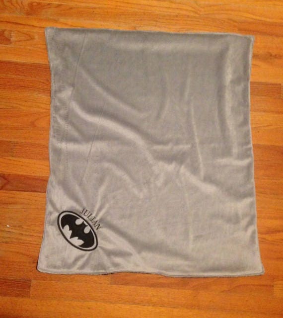 Batman Blanket Fleece Blanket Baby Blanket Personalized Etsy