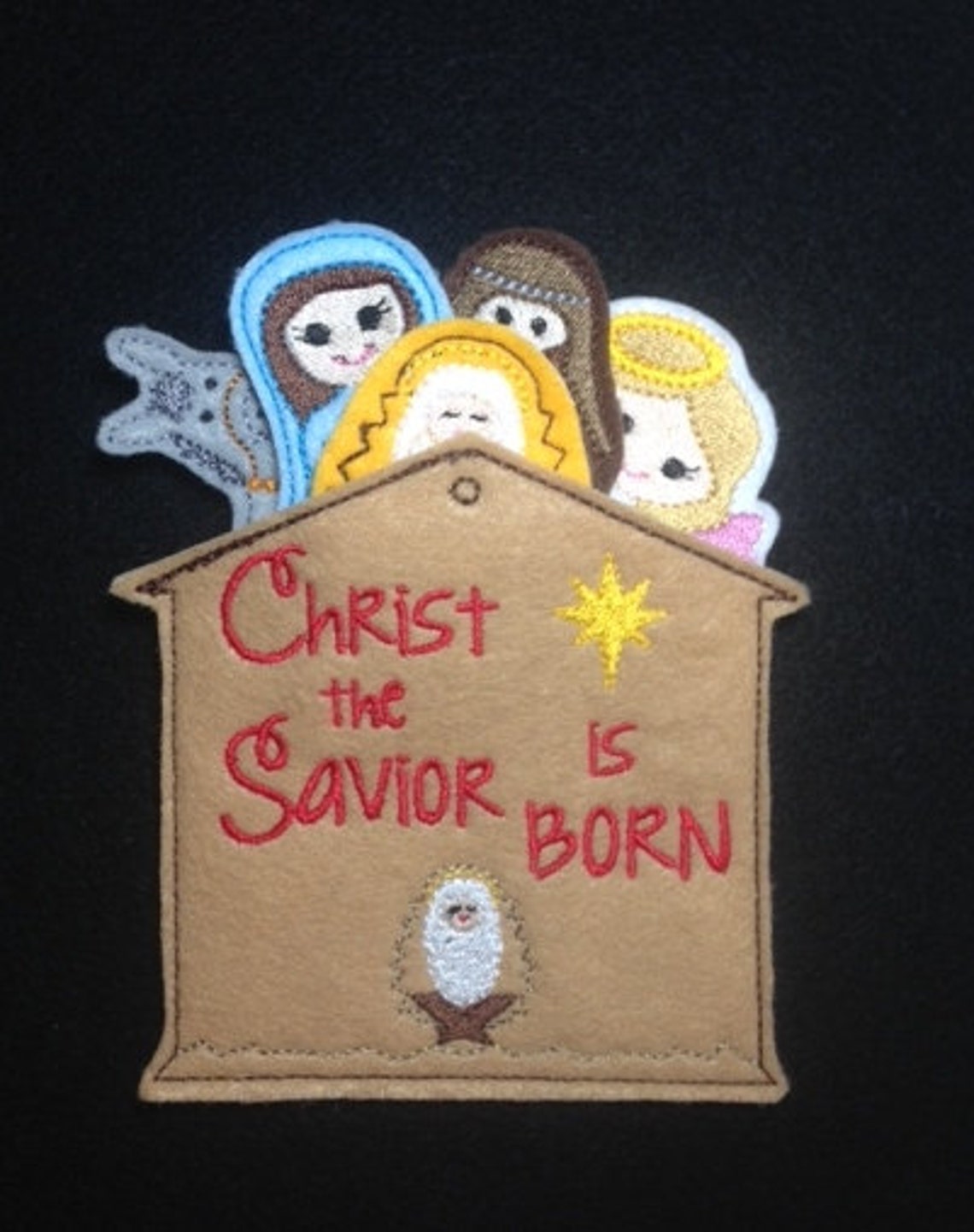 Nativity Finger Puppet Jesus ChristPretend Play Etsy