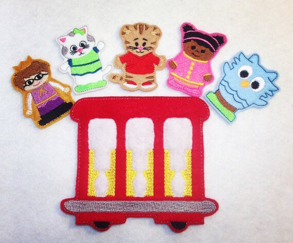 Daniel Tiger Finger Puppets Daniel Tiger Finger Puppets | Etsy