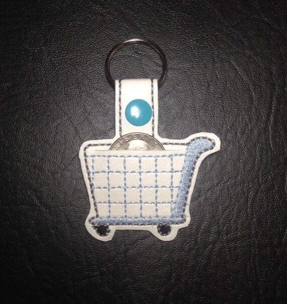 Shopping Cart Quarter Holder Shopping Cart Key Fob Etsy