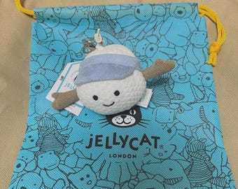 Nuevo llavero para bolsa de pelotas de golf Jellycat Amuseables Sports / Peluche divertido