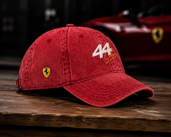 Ferrari Scuderia Hat Embroidered F1 Formula one  |  Vintage Washed Baseball Hat