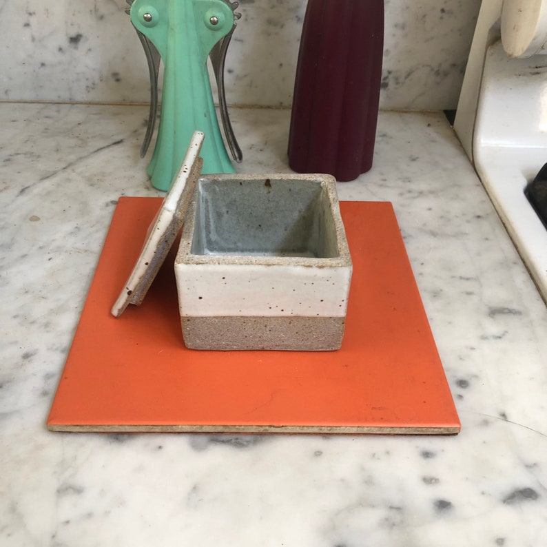 Grey Lidded Salt Box Small the Ceramic Salt Cellar Spice Etsy Hong Kong