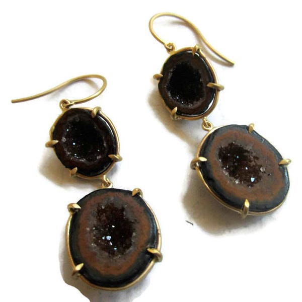Geode Earrings - Etsy