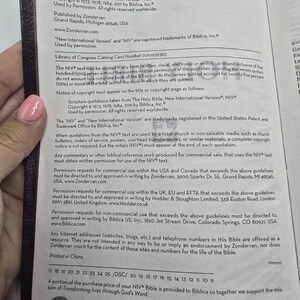 Zondervan NIV Bible 2011 Cuir reconstitué noir image 3