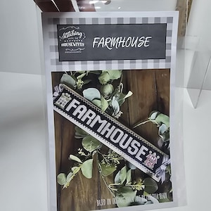 Farmhouse Stitching with the Housewives Cross Stitch Pattern