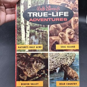 WALT DISNEY&#39;S TRUE- Life Adventures- 1959 Weekly Reader Hardcover