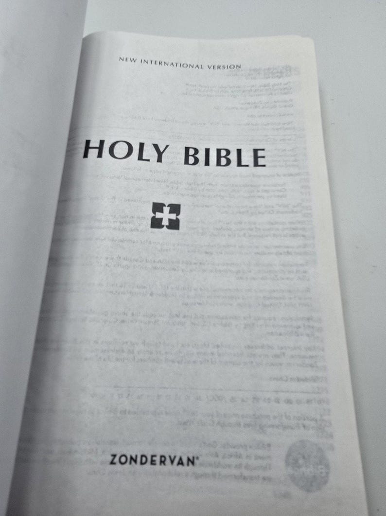 Zondervan NIV Bible 2011 Cuir reconstitué noir image 2