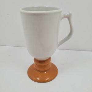 Vintage HALL Irish Coffee Mugs Footed Pedestal Coffee Cup Mug USA