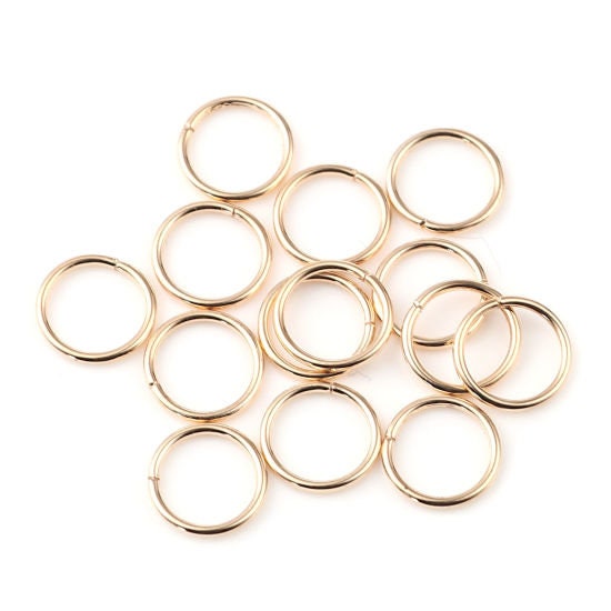 30Pcs Brass Twisted Open Jump Rings Gold Plated 6/8/10/12mm Textured O  Rings Connectors for Jewelry Making Diy Earrings Necklace - AliExpress