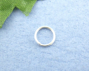 100pcs 7mm Silver Plated Jump Ring - 21 Gauge, 21 g, Jewelry Finding, Jewelry Making Supplies, Necklace, Bracelet, DIY, Ships from USA -JR40