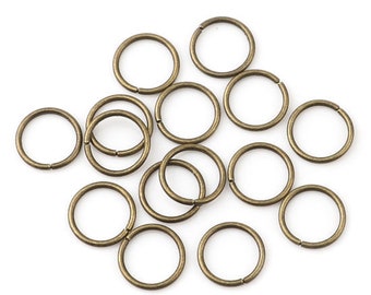 100pcs 4mm Antique Bronze Jump Ring - 21 Gauge - Jewelry Finding, Jewelry Making Supplies, 21g, Lead Nickel Free, DIY, Ships from USA - JR77