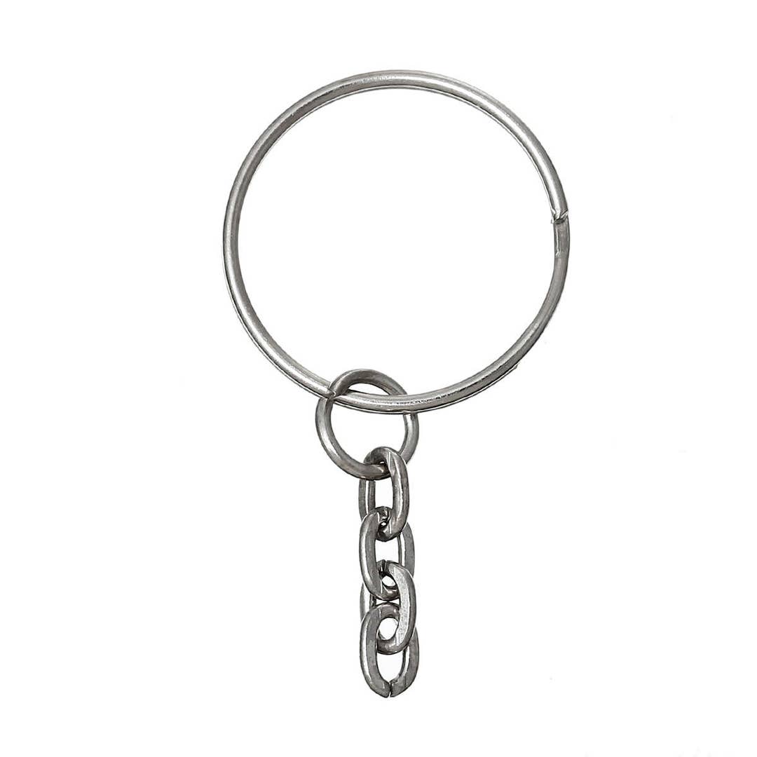 小物 silver925 key chain 13: Silver 925 Keychain With Thirteen Good Luck Charms