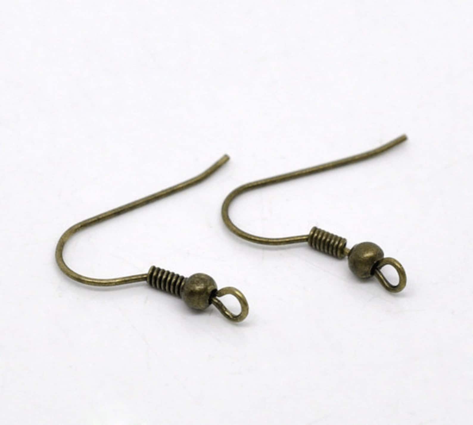 40pcs Antique Bronze Earring Finding 19x18mm Shipped From Etsy