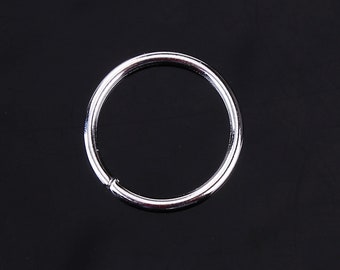 500pcs 10mm Silver Plated Jump Ring - 16 Gauge - Jewelry Finding, Jewelry Making Supplies, Necklace, Bracelet, DIY, Ships from USA  - JR72-2