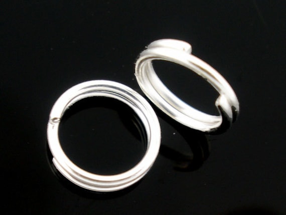 100//500PCS Alloy Silver//Bronze Jump Rings For Bracelet Necklace Jewelry 4mm